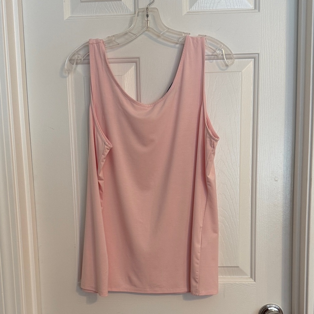 CHARLIE B Light Pink Reversible Tank Top